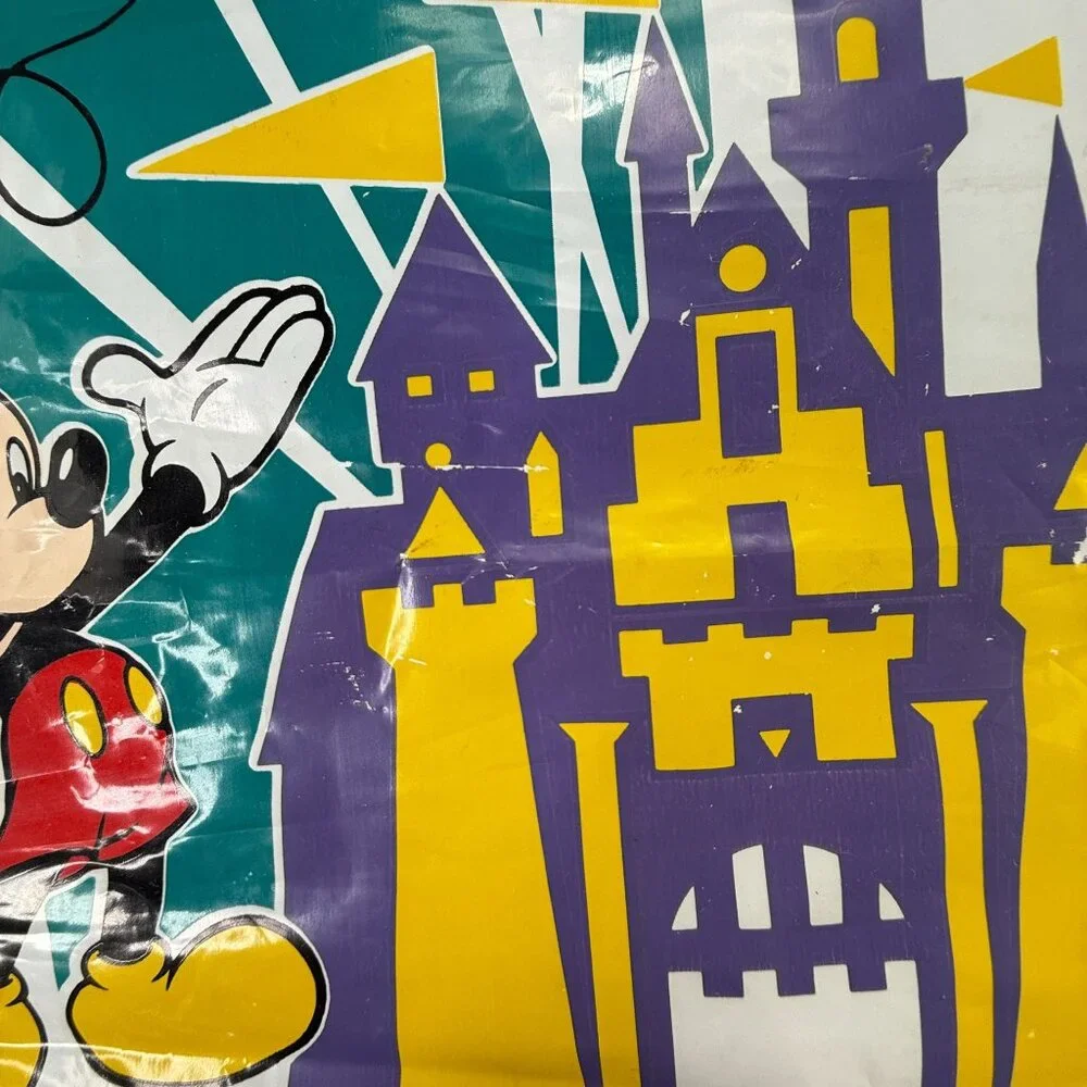 Vintage Disneyland The Original Mickey Mouse Souvenir Shopping Bag Lot of 2 - Picture 10 of 16